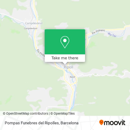 Pompas Funebres del Ripolles map