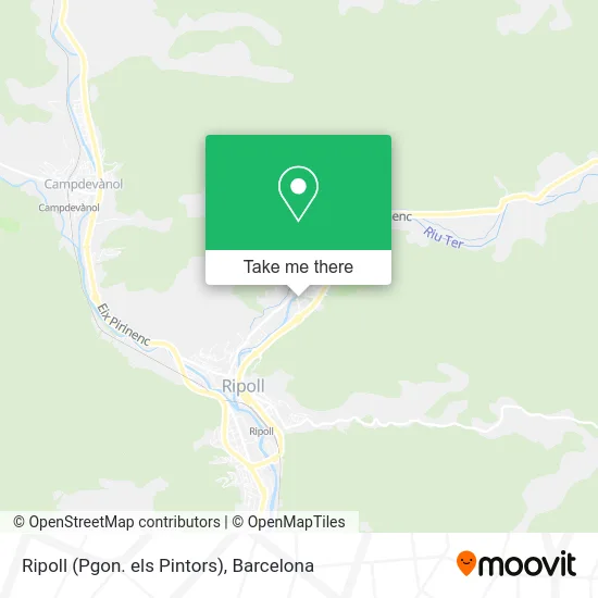 Ripoll (Pgon. els Pintors) map