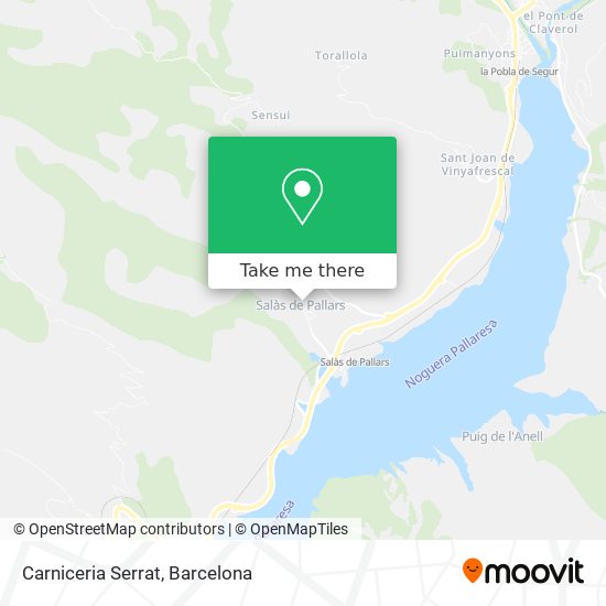 Carniceria Serrat map