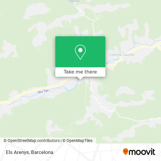 Els Arenys map