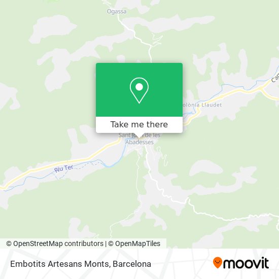 Embotits Artesans Monts map