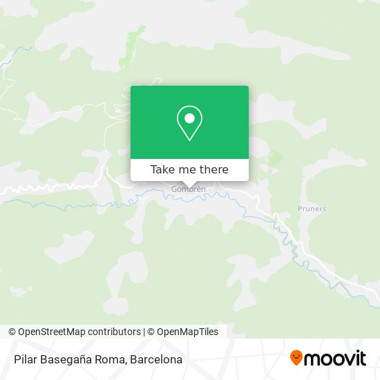 Pilar Basegaña Roma map