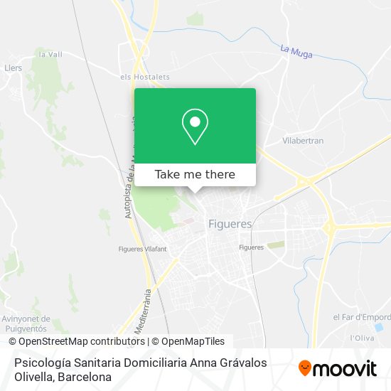 Psicología Sanitaria Domiciliaria Anna Grávalos Olivella map