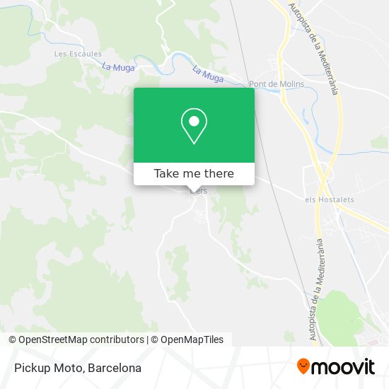 Pickup Moto map