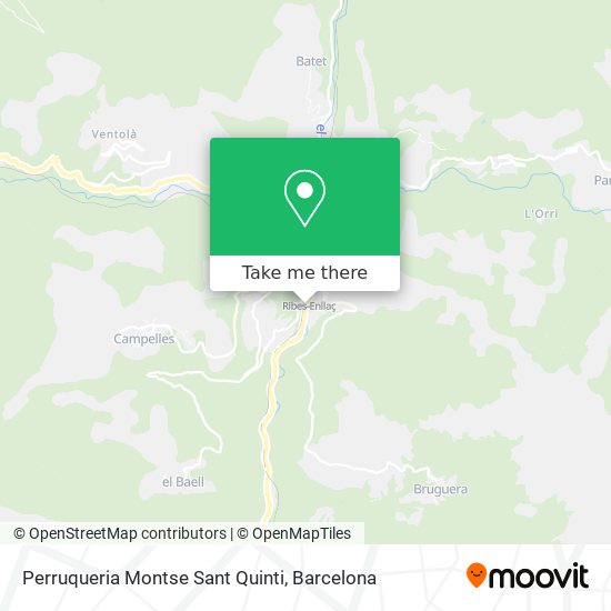 Perruqueria Montse Sant Quinti map