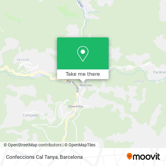 Confeccions Cal Tanya map