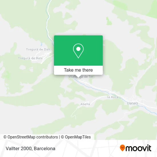 Vallter 2000 map