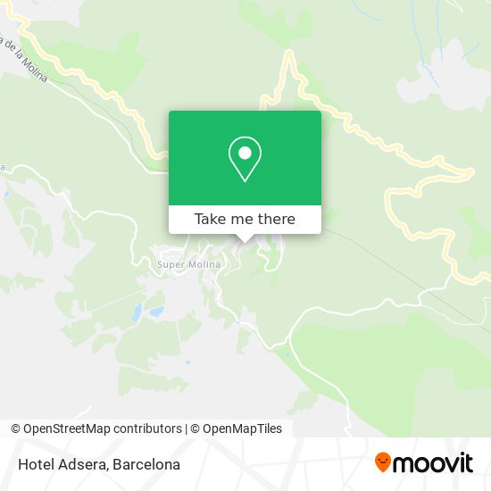 Hotel Adsera map