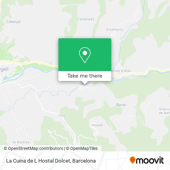 La Cuina de L Hostal Dolcet map