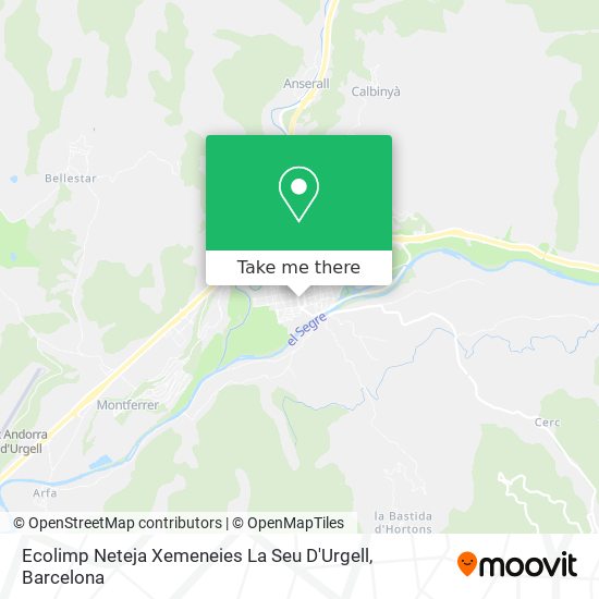 Ecolimp Neteja Xemeneies La Seu D'Urgell map