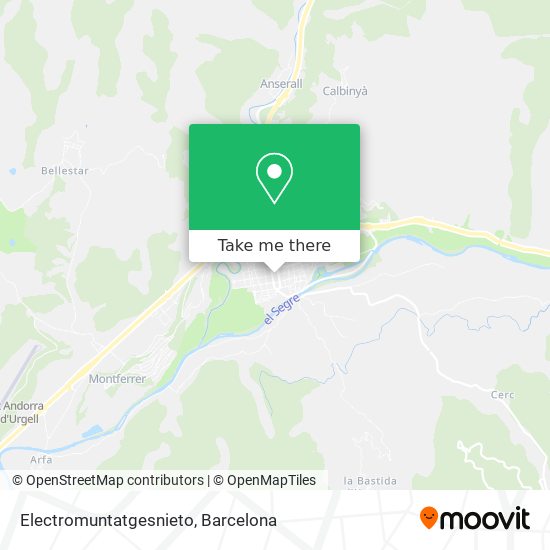 Electromuntatgesnieto map