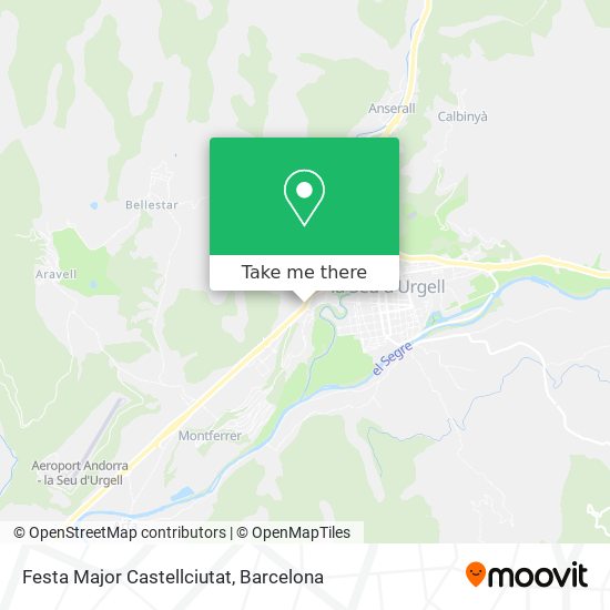 Festa Major Castellciutat map