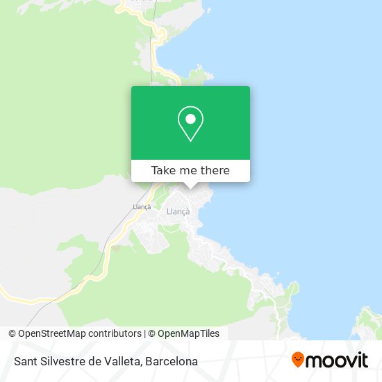 Sant Silvestre de Valleta map