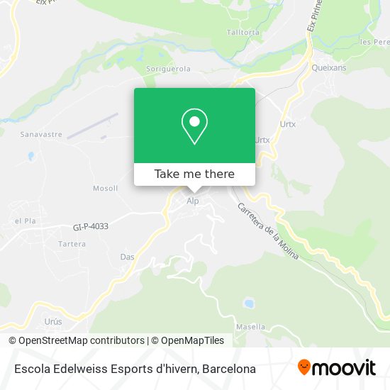 Escola Edelweiss Esports d'hivern map