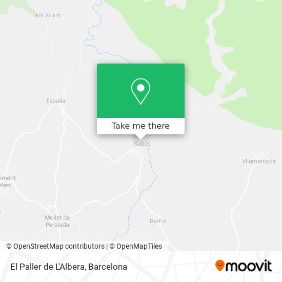 El Paller de L'Albera map
