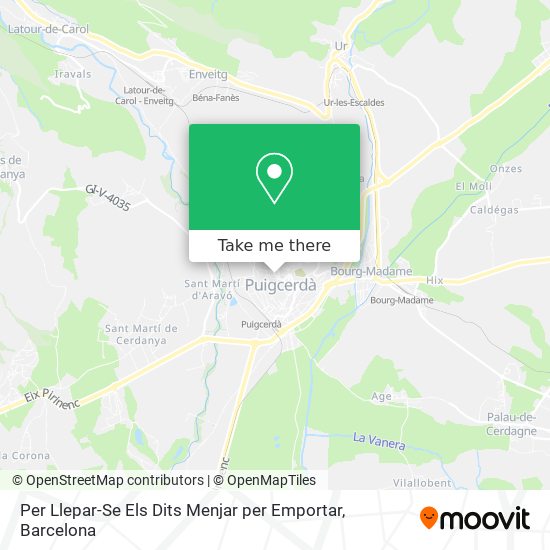 Per Llepar-Se Els Dits Menjar per Emportar map