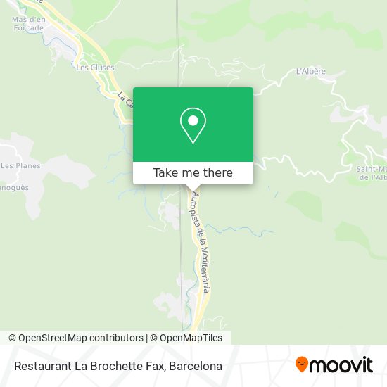 Restaurant La Brochette Fax map