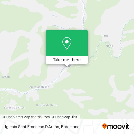 Iglesia Sant Francesc D'Araós map