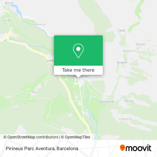 Pirineus Parc Aventura map