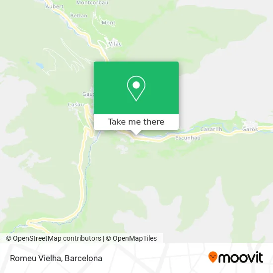 Romeu Vielha map