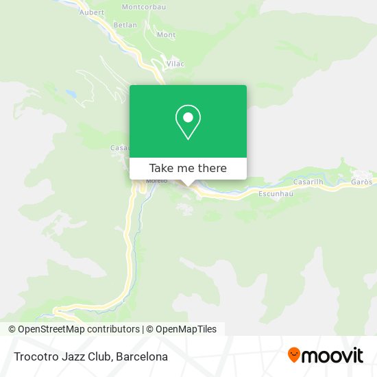 Trocotro Jazz Club map