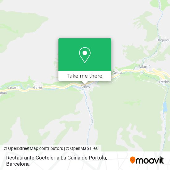 Restaurante Coctelería La Cuina de Portolá map