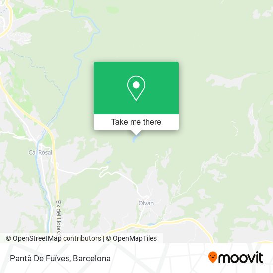Pantà De Fuïves map