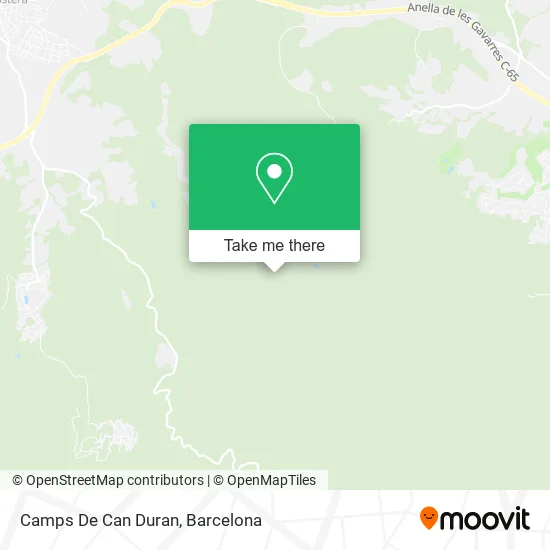 Camps De Can Duran map