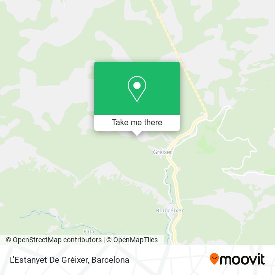 L'Estanyet De Gréixer map