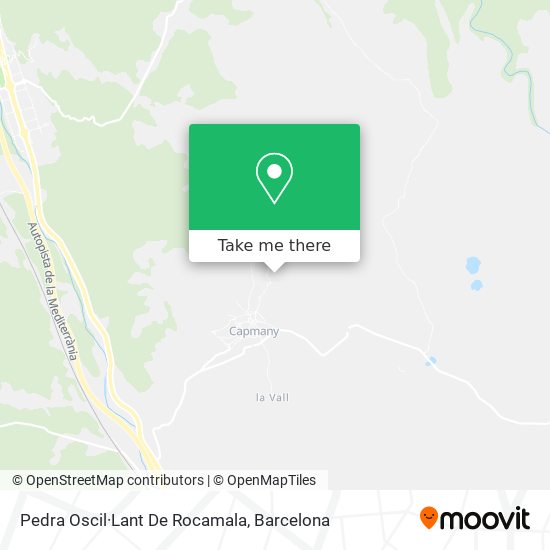 Pedra Oscil·Lant De Rocamala map