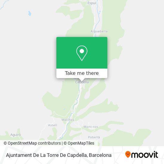 Ajuntament De La Torre De Capdella map