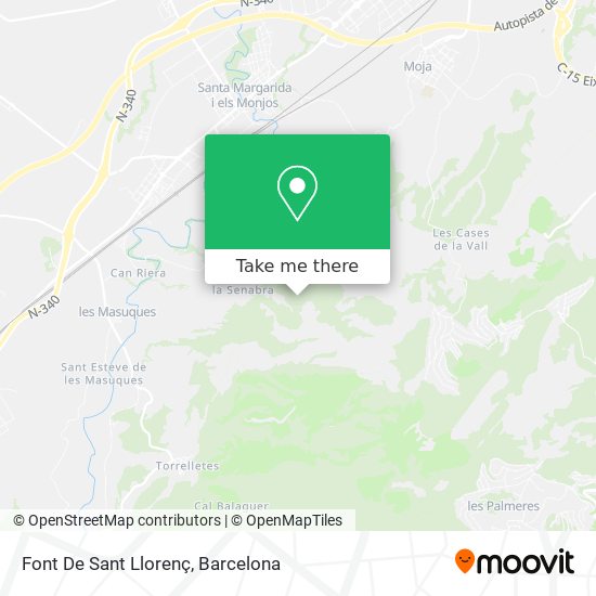 Font De Sant Llorenç map