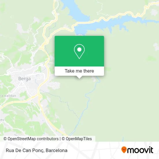 Rua De Can Ponç map