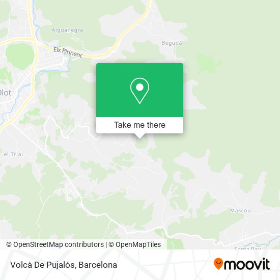 Volcà De Pujalós map