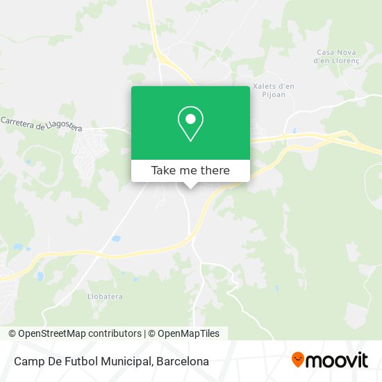 Camp De Futbol Municipal map