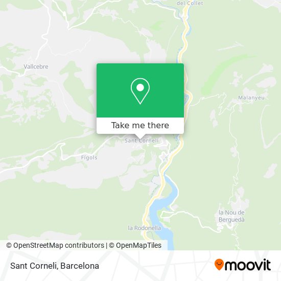 Sant Corneli map