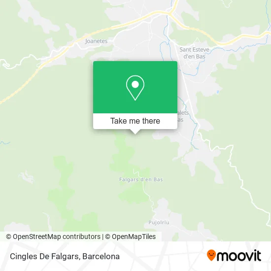 Cingles De Falgars map