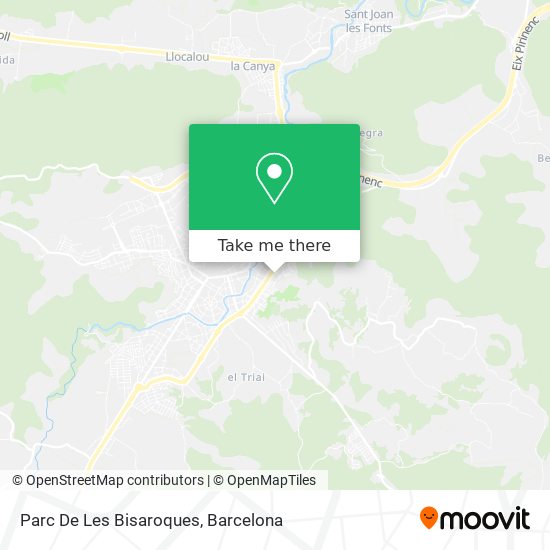 Parc De Les Bisaroques map