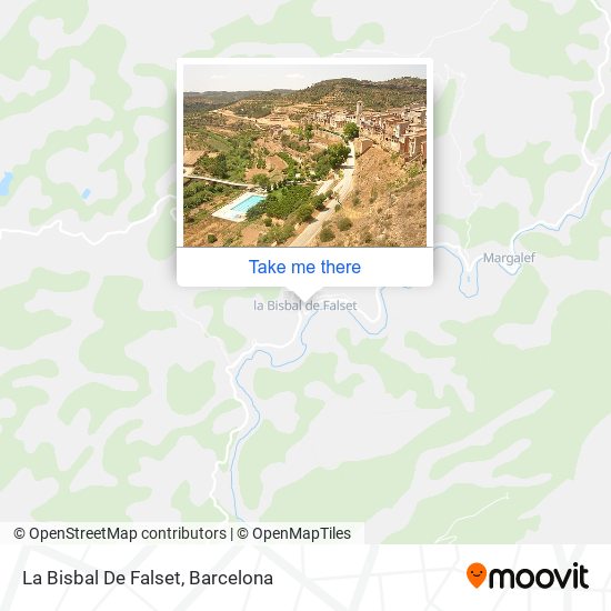 La Bisbal De Falset map