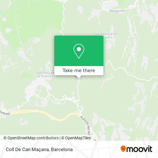 Coll De Can Maçana map