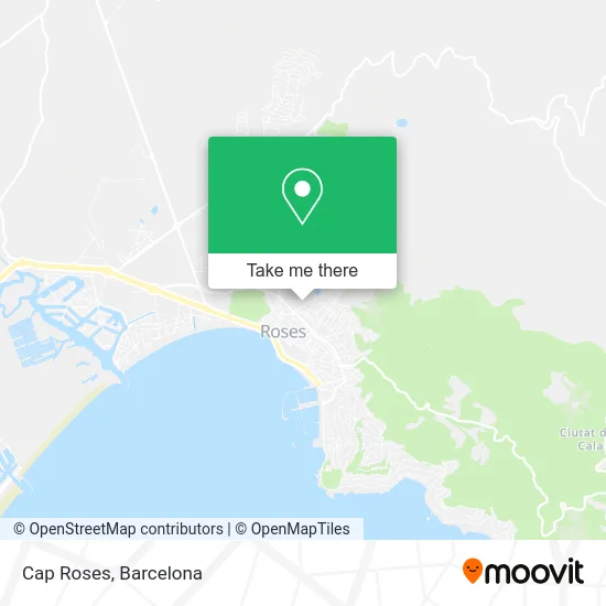 Cap Roses map