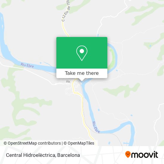 Central Hidroelèctrica map