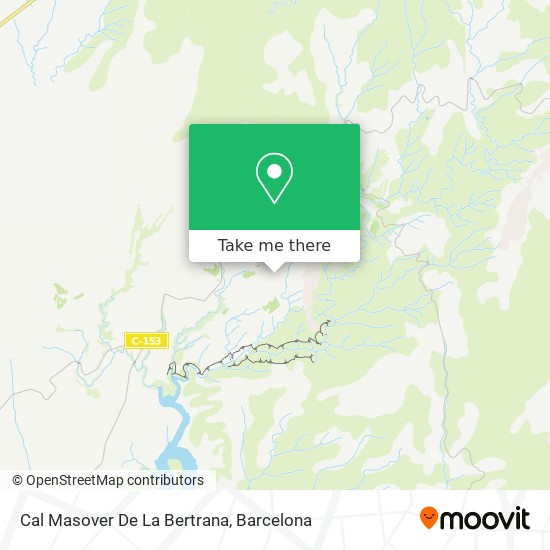 Cal Masover De La Bertrana map