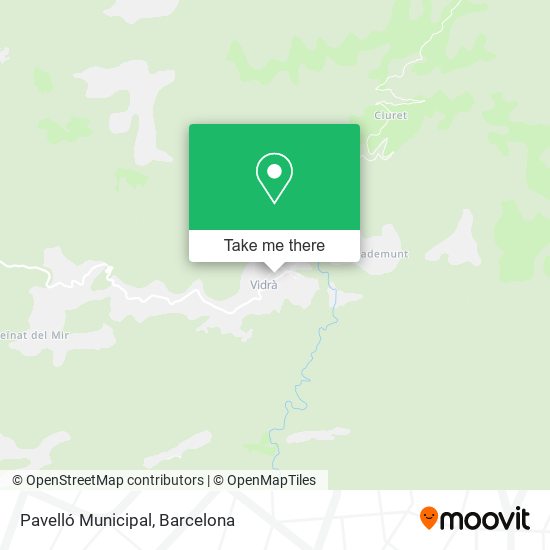 Pavelló Municipal map