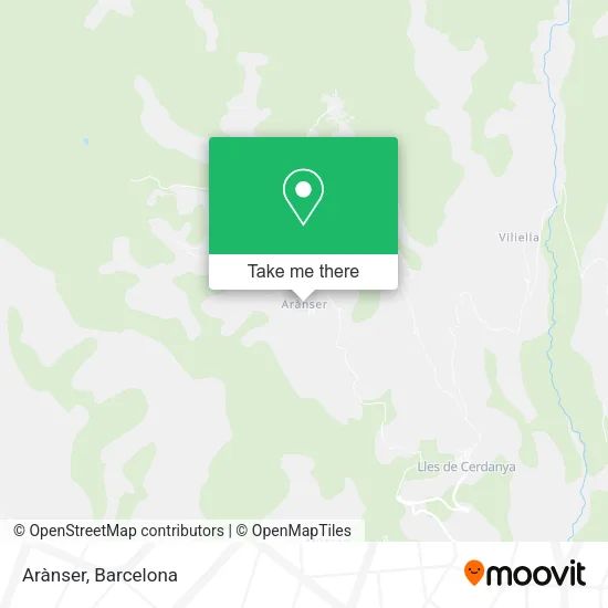 mapa Arànser