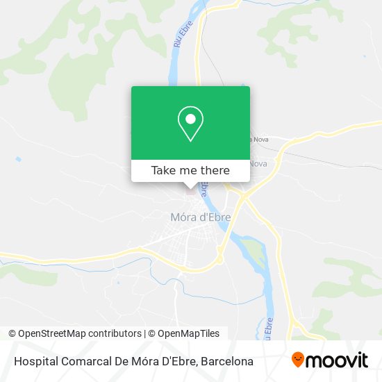Hospital Comarcal De Móra D'Ebre map