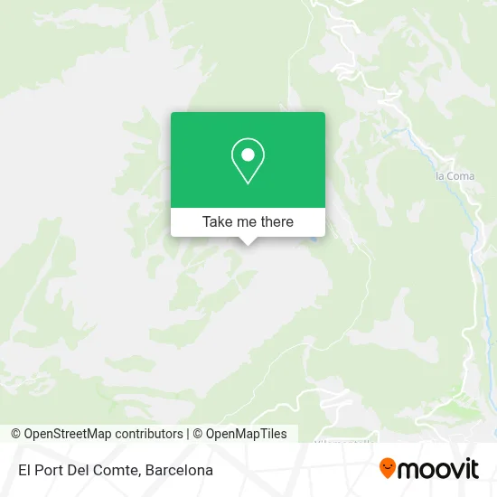 El Port Del Comte map
