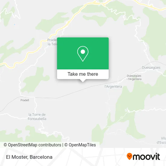 El Moster map