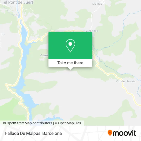 Fallada De Malpas map