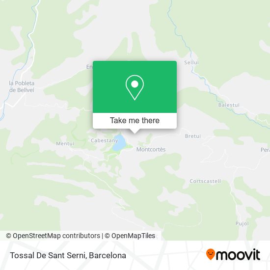 Tossal De Sant Serni map